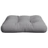 Pallet Cushion Grey 60x60x12 cm Fabric