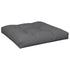 Pallet Cushion Grey 80x80x12 cm Fabric