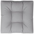 Pallet Cushion Grey 80x80x12 cm Fabric