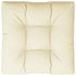 Pallet Cushion Cream 80x80x12 cm Fabric