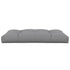 Pallet Cushion Grey 120x80x12 cm Fabric