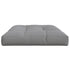 Pallet Cushion Grey 120x80x12 cm Fabric