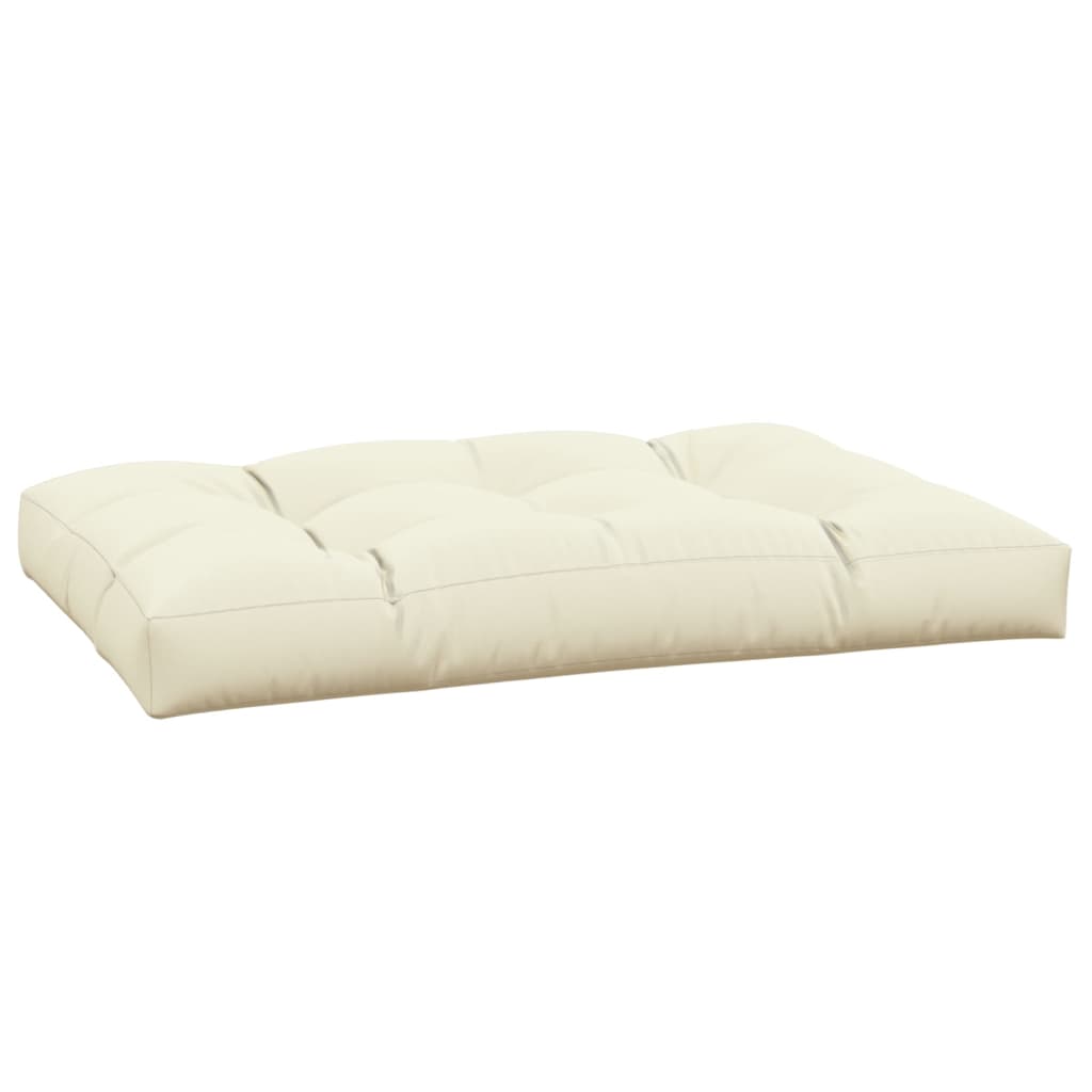 Pallet Cushion Cream 120x80x12 cm Fabric