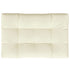 Pallet Cushion Cream 120x80x12 cm Fabric