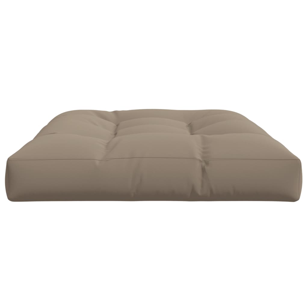 Pallet Cushion Taupe 120x80x12 cm Fabric