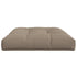 Pallet Cushion Taupe 120x80x12 cm Fabric