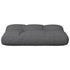 Pallet Cushion Anthracite 50x40x12 cm Fabric