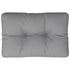 Pallet Cushion Grey 50x40x12 cm Fabric