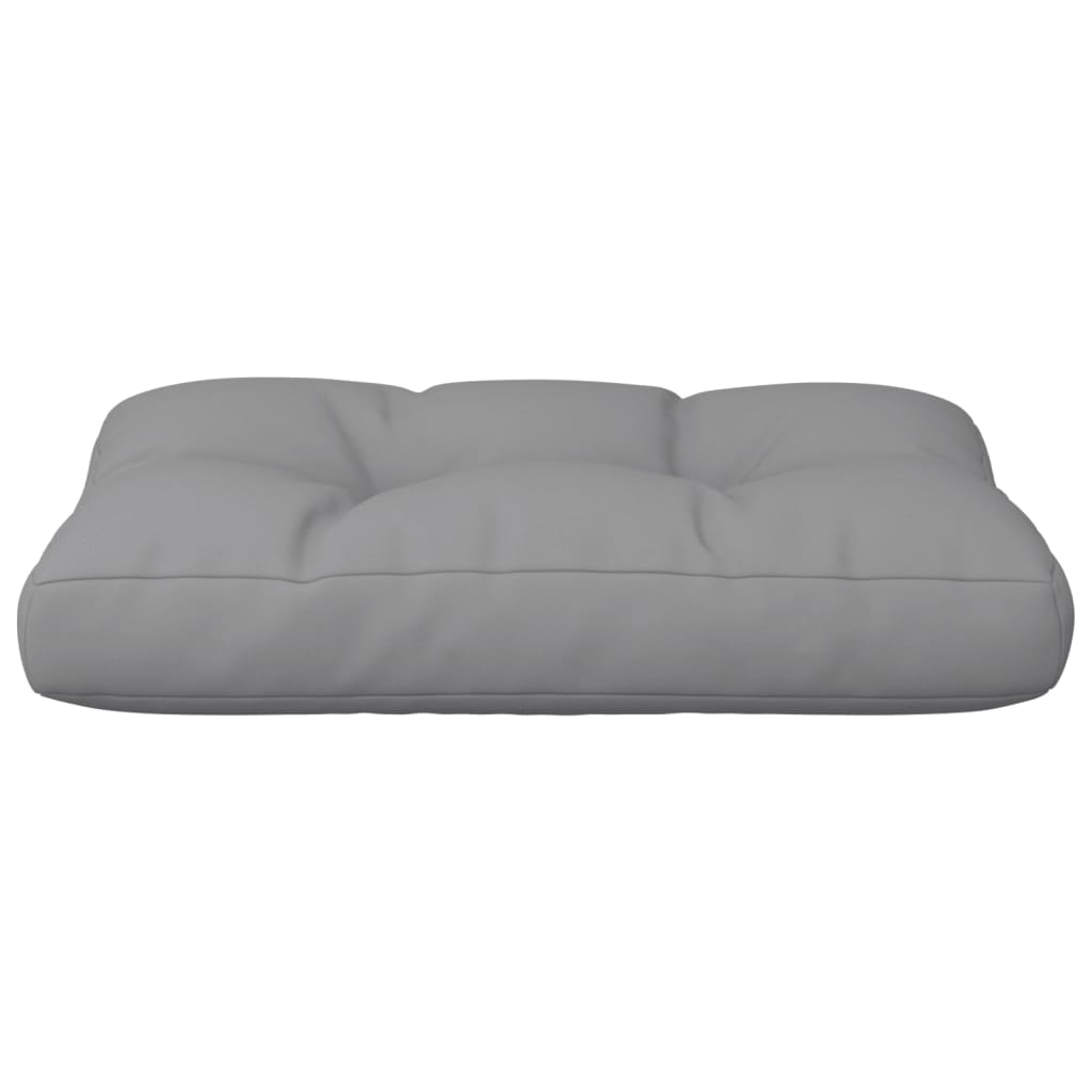 Pallet Cushion Grey 50x40x12 cm Fabric