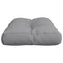 Pallet Cushion Grey 50x40x12 cm Fabric