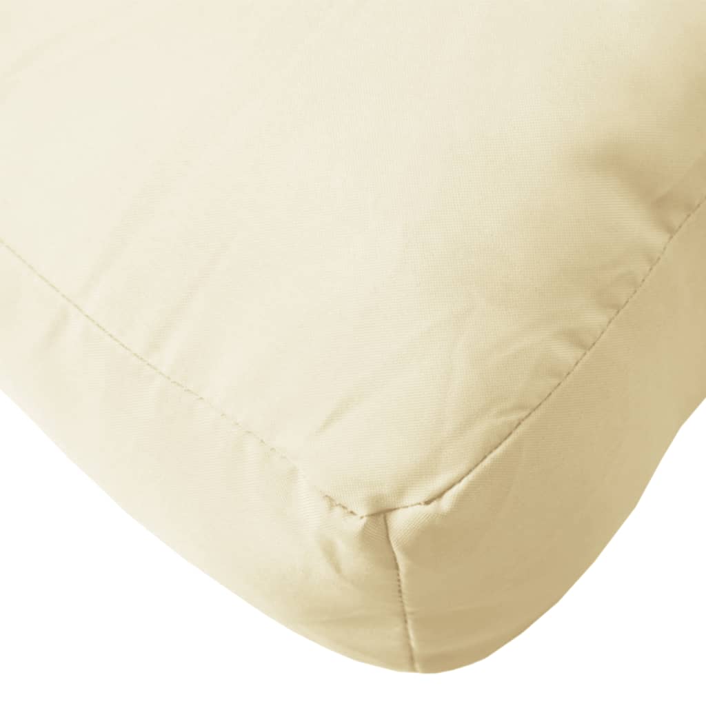 Pallet Cushion Cream 50x40x12 cm Fabric