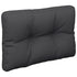 Pallet Cushion Black 50x40x12 cm Fabric