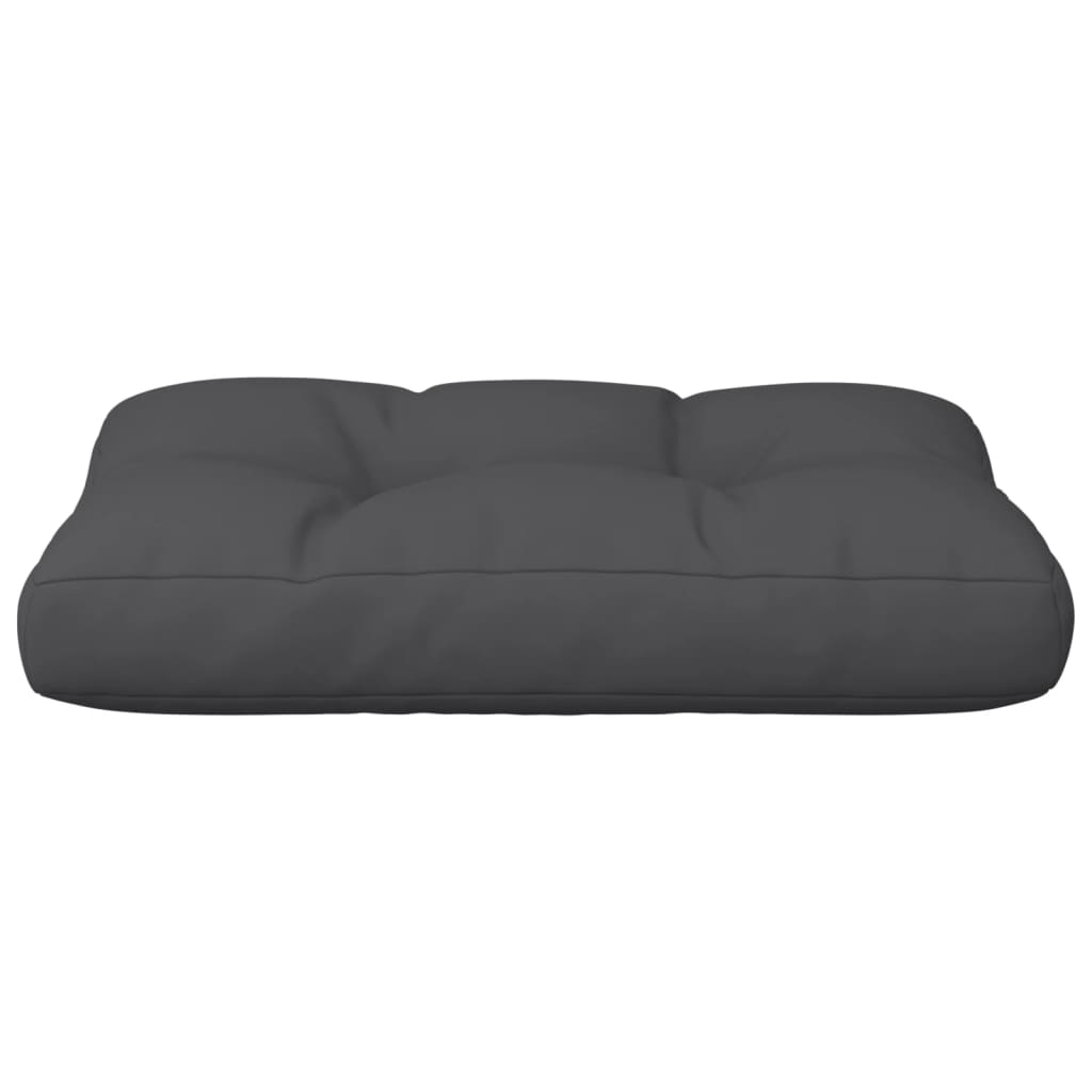 Pallet Cushion Black 50x40x12 cm Fabric