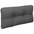 Pallet Cushion Anthracite 70x40x12 cm Fabric