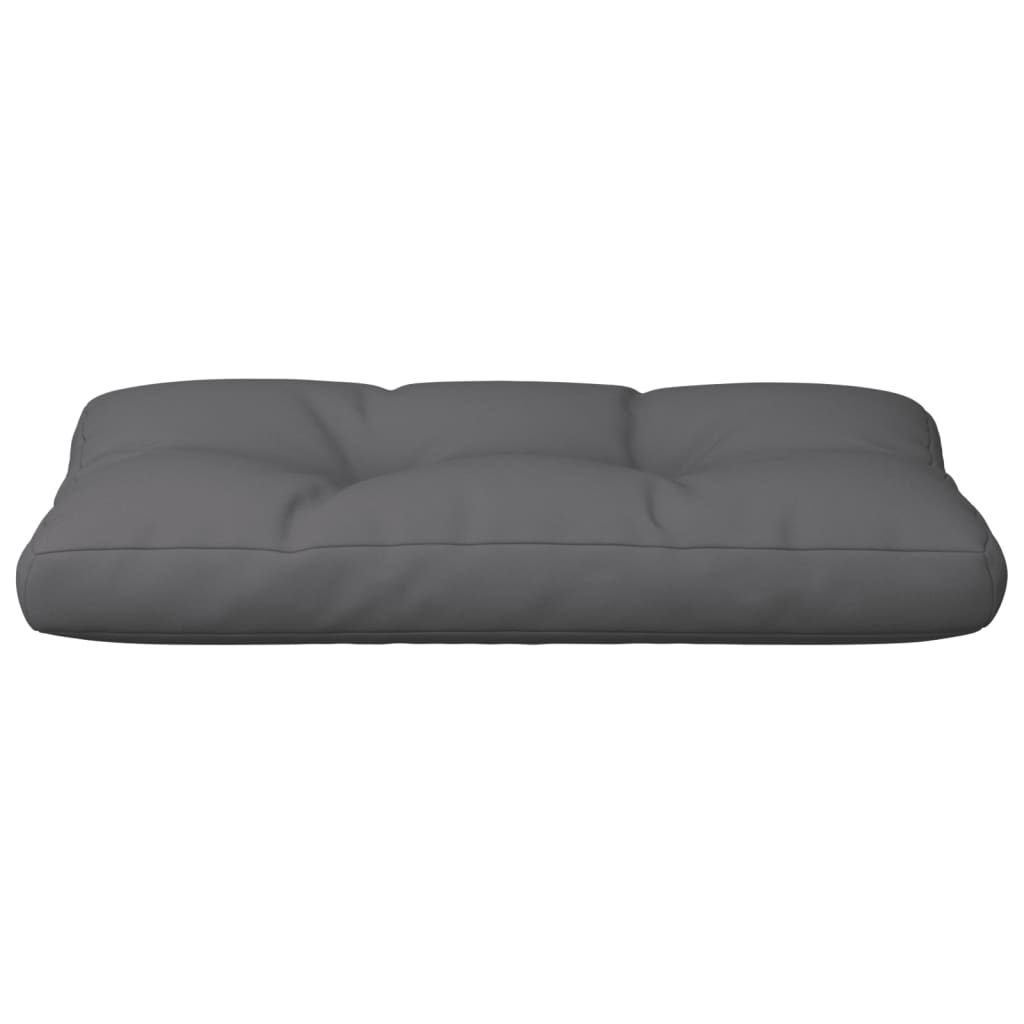 Pallet Cushion Anthracite 70x40x12 cm Fabric