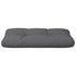 Pallet Cushion Anthracite 70x40x12 cm Fabric