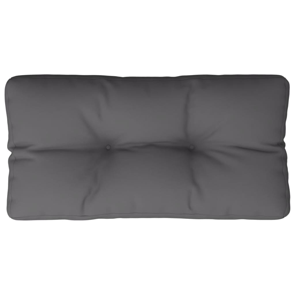 Pallet Cushion Anthracite 80x40x12 cm Fabric