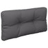 Pallet Cushion Anthracite 80x40x12 cm Fabric