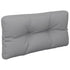 Pallet Cushion Grey 80x40x12 cm Fabric