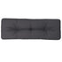 Pallet Cushion Anthracite 120x40x12 cm Fabric