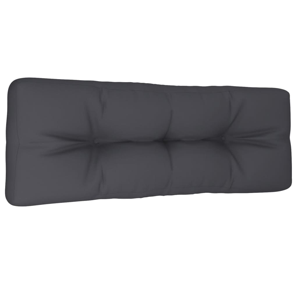 Pallet Cushion Anthracite 120x40x12 cm Fabric