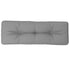 Pallet Cushion Grey 120x40x12 cm Fabric