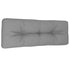 Pallet Cushion Grey 120x40x12 cm Fabric