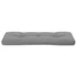 Pallet Cushion Grey 120x40x12 cm Fabric