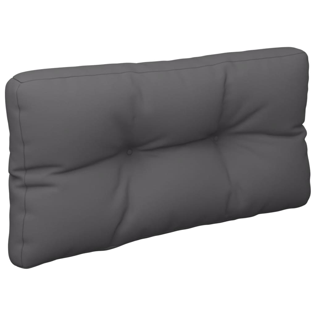 Pallet Cushions 2 pcs Anthracite Fabric