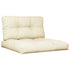 Pallet Cushions 2 pcs Cream Fabric