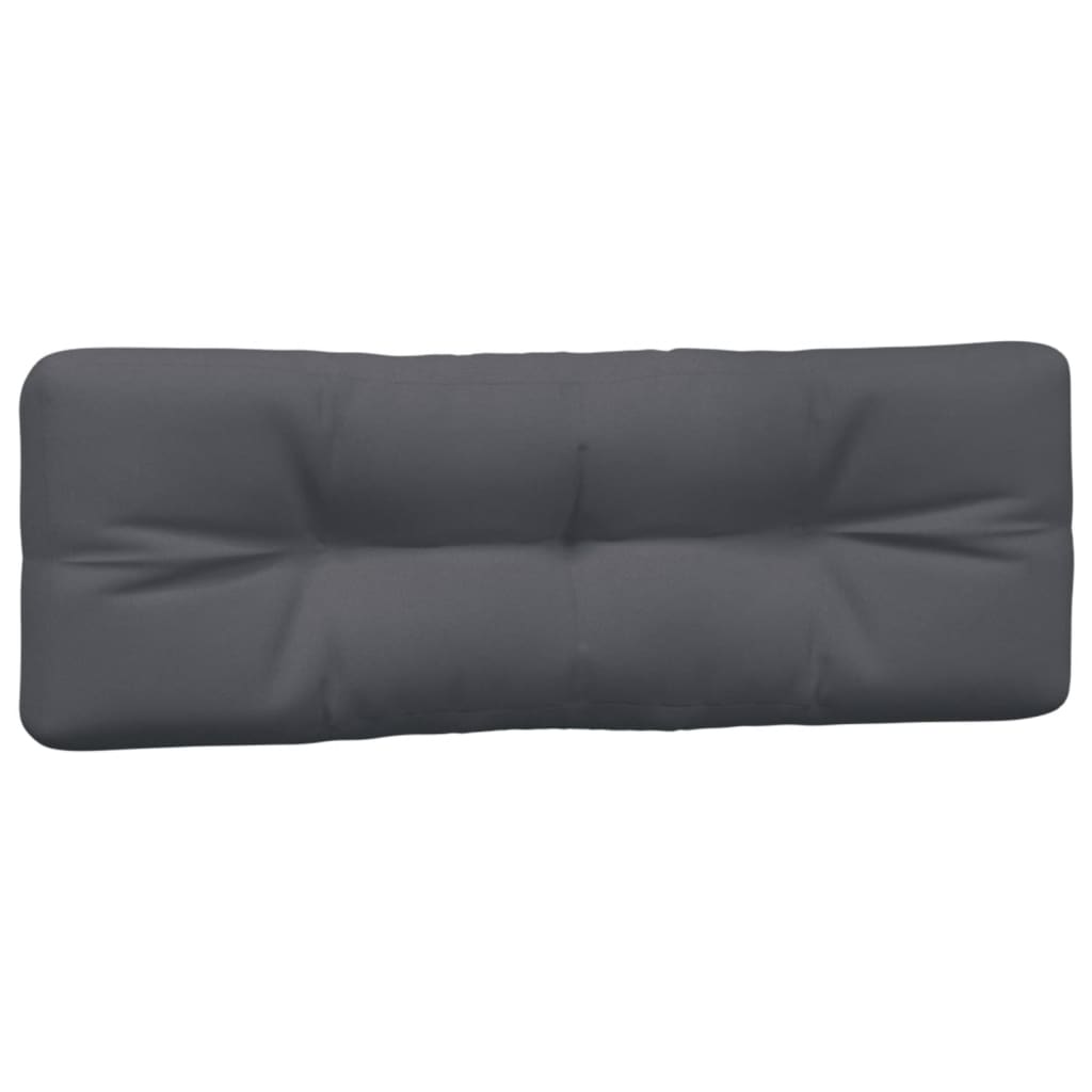 Pallet Cushions 2 pcs Anthracite Fabric