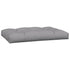 Pallet Cushions 2 pcs Grey Fabric