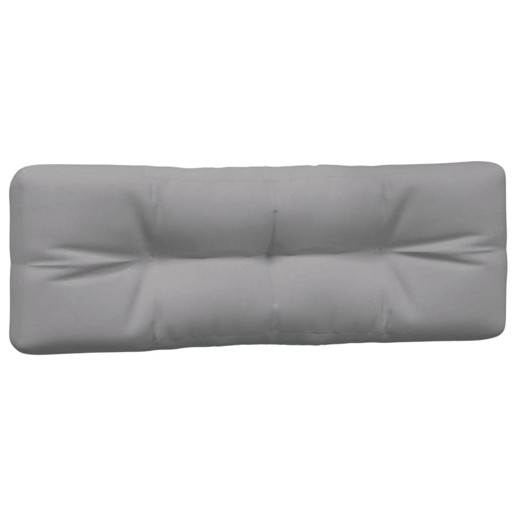 Pallet Cushions 2 pcs Grey Fabric