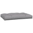 Pallet Cushions 3 pcs Grey Fabric