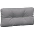 Pallet Cushions 3 pcs Grey Fabric