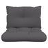 Pallet Cushions 2 pcs Anthracite Fabric