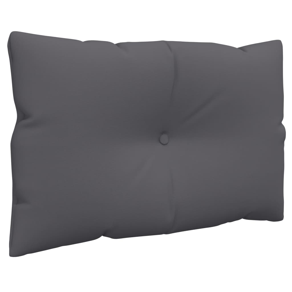 Pallet Cushions 2 pcs Anthracite Fabric