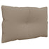 Pallet Cushions 2 pcs Taupe Fabric