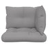 Pallet Cushions 3 pcs Grey Fabric