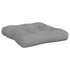 Pallet Cushions 3 pcs Grey Fabric