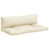 Pallet Cushions 2 pcs Cream Fabric