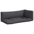 Pallet Cushions 3 pcs Anthracite Fabric