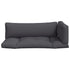 Pallet Cushions 3 pcs Anthracite Fabric