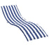 Sun Lounger Cushion Blue&White Stripe Oxford Fabric