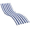 Sun Lounger Cushion Blue&White Stripe Oxford Fabric