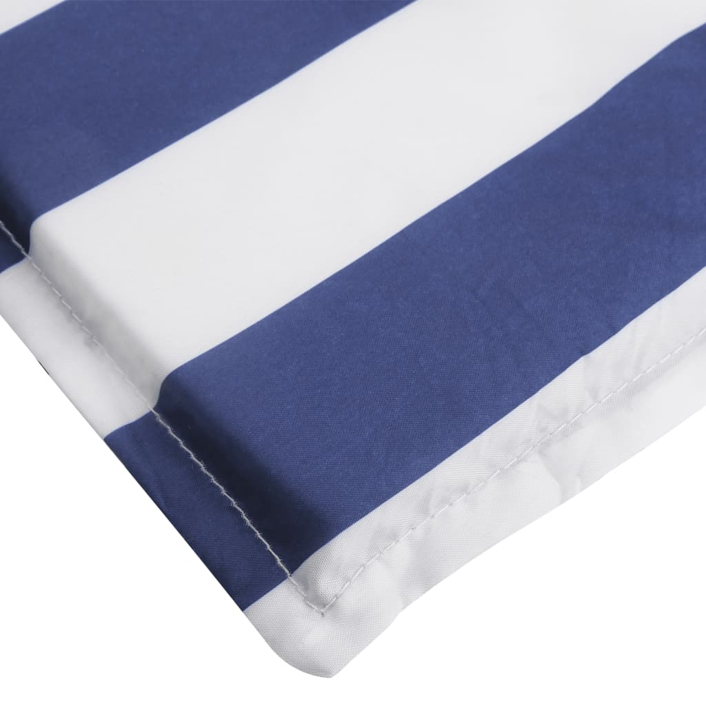 Sun Lounger Cushion Blue&White Stripe Oxford Fabric