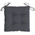 Chair Cushions 2 pcs Anthracite 40x40x7 cm Oxford Fabric