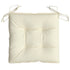 Chair Cushions 2 pcs Cream White 40x40x7 cm Oxford Fabric