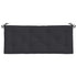 Garden Bench Cushion Black 120x50x7 cm Oxford Fabric