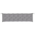 Garden Bench Cushion Grey 200x50x7 cm Oxford Fabric